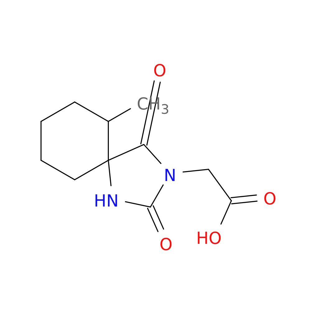 (6-methyl-2,4-dioxo-1,3-diazaspiro[4.5]dec-3-yl)acetic acid