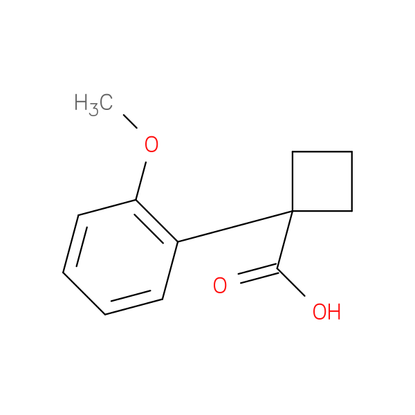 1-(2-Methoxyphenyl)cyclobutane-1-carboxylic acid