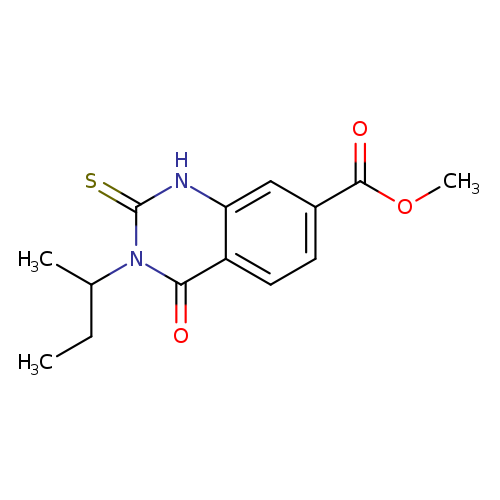 3-sec-Butyl-4-oxo-2-thioxo-1,2,3,4-tetrahydro-quinazoline-7-carboxylic acid methyl ester