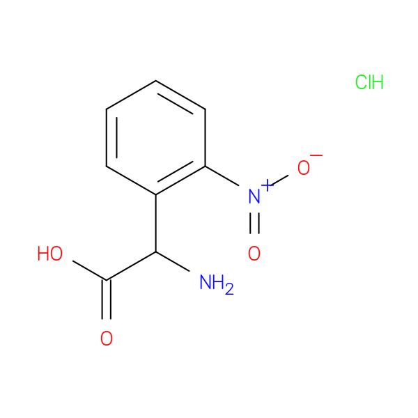 2-Amino-2-(2-nitrophenyl)acetic acid HCl