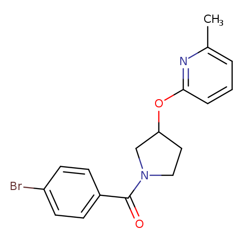 2-{[1-(4-bromobenzoyl)pyrrolidin-3-yl]oxy}-6-methylpyridine