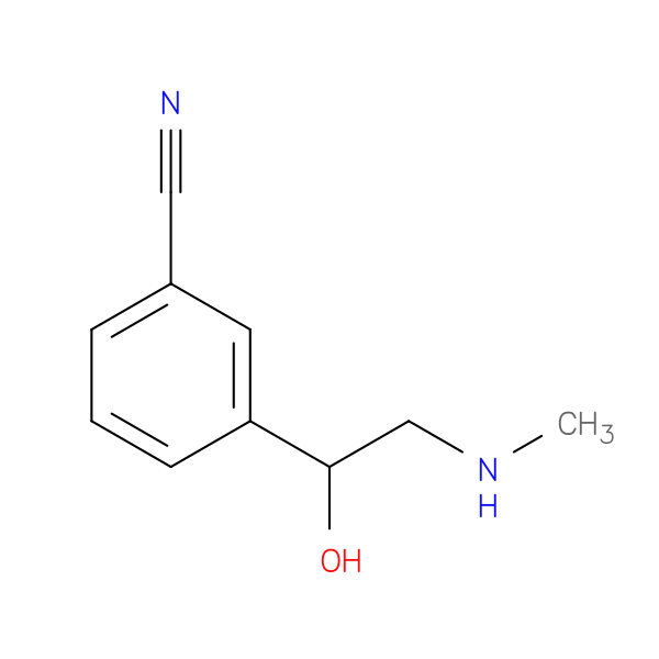3-[1-hydroxy-2-(methylamino)ethyl]benzonitrile