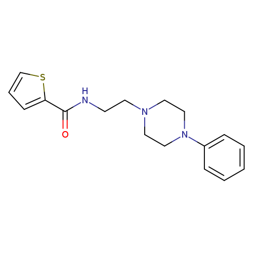 N-[2-(4-phenylpiperazin-1-yl)ethyl]thiophene-2-carboxamide