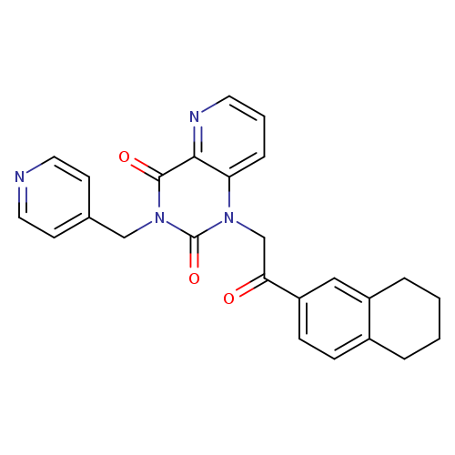1-[2-oxo-2-(5,6,7,8-tetrahydronaphthalen-2-yl)ethyl]-3-[(pyridin-4-yl)methyl]-1H,2H,3H,4H-pyrido[3,2-d]pyrimidine-2,4-dione