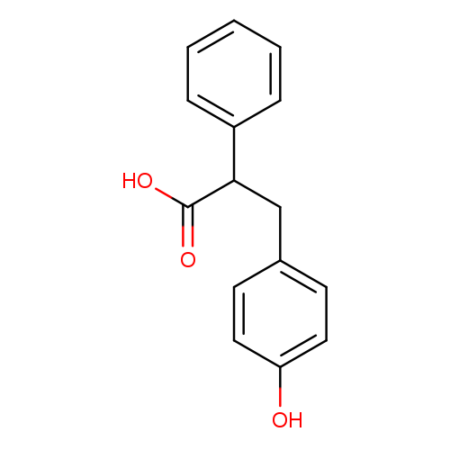 3-(4-Hydroxyphenyl)-2-phenylpropanoic acid
