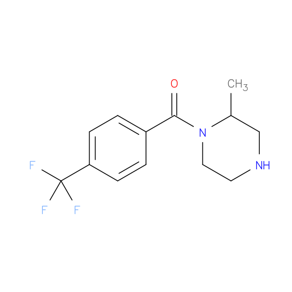 2-methyl-1-[4-(trifluoromethyl)benzoyl]piperazine