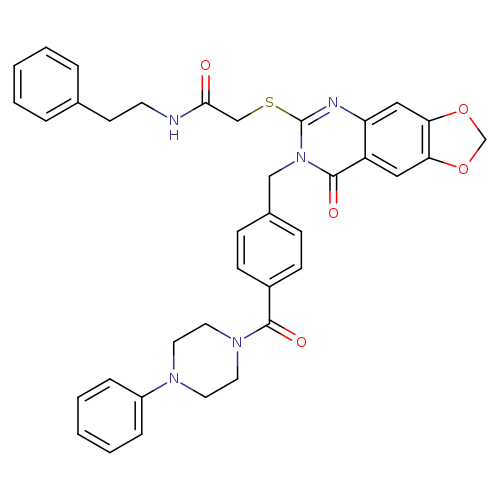 2-[(8-oxo-7-{[4-(4-phenylpiperazine-1-carbonyl)phenyl]methyl}-2H,7H,8H-[1,3]dioxolo[4,5-g]quinazolin-6-yl)sulfanyl]-N-(2-phenylethyl)acetamide