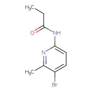 N-(5-bromo-6-methyl-2-pyridinyl)propanamide