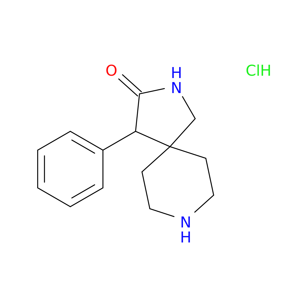 4-Phenyl-2,8-Diazaspiro[4.5]Decan-3-One Hydrochloride