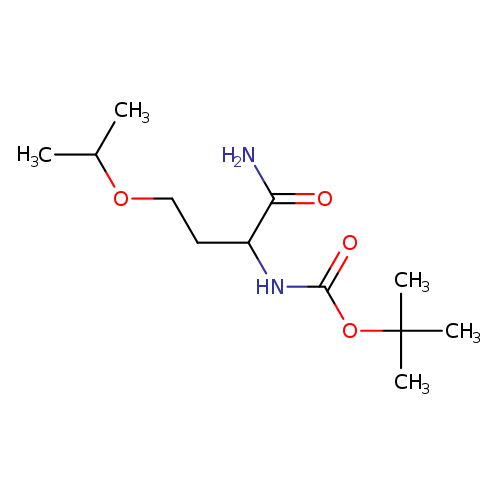 tert-butyl N-[1-carbamoyl-3-(propan-2-yloxy)propyl]carbamate