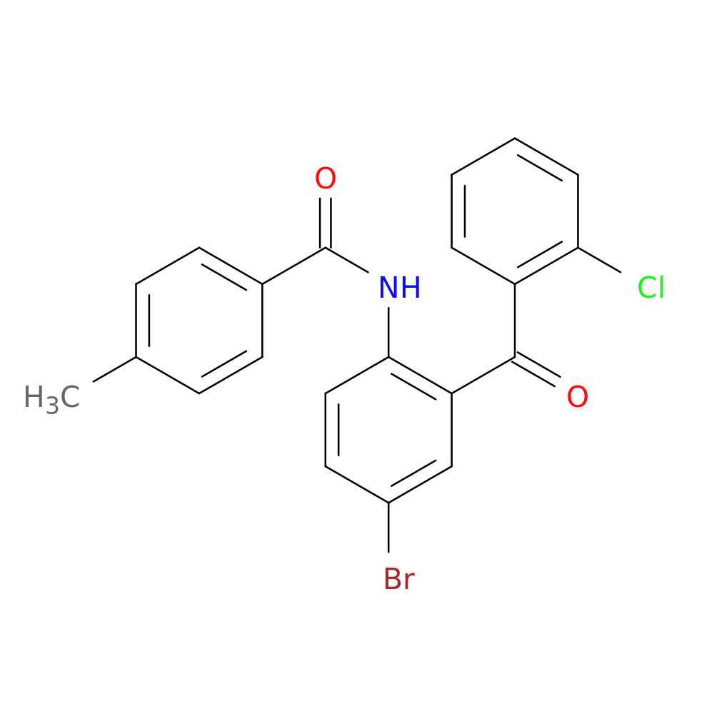 N-[4-bromo-2-(2-chlorobenzoyl)phenyl]-4-methylbenzamide