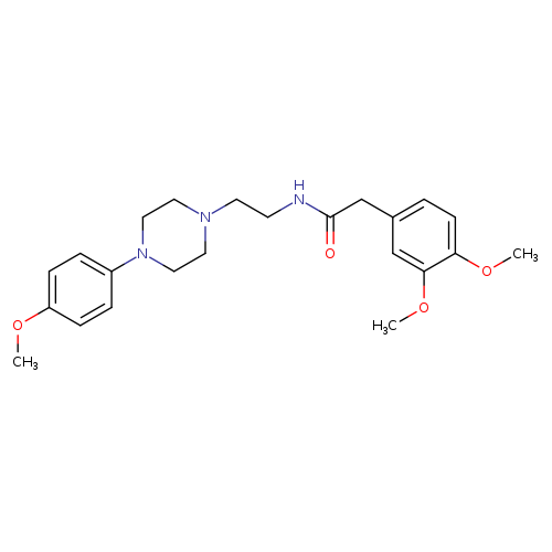 2-(3,4-dimethoxyphenyl)-N-{2-[4-(4-methoxyphenyl)piperazin-1-yl]ethyl}acetamide