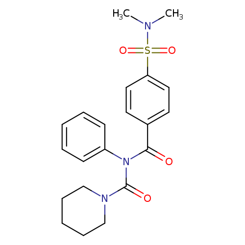 N-[4-(dimethylsulfamoyl)benzoyl]-N-phenylpiperidine-1-carboxamide
