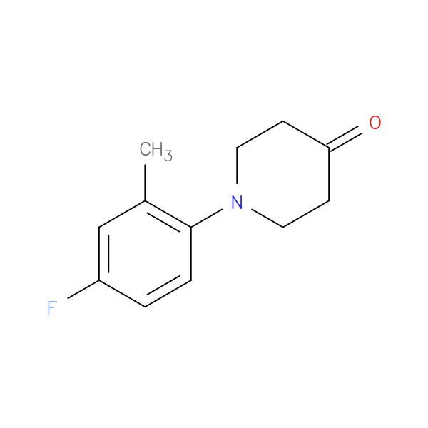 1-(4-Fluoro-2-methylphenyl)piperidin-4-one