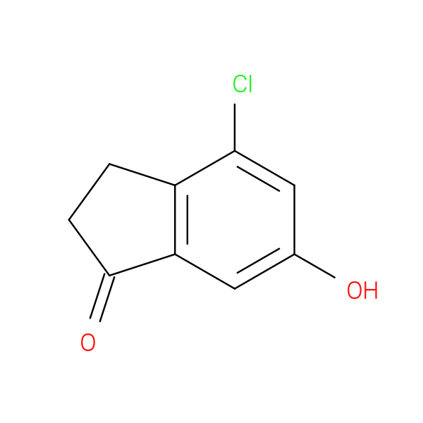 4-Chloro-6-hydroxy-2,3-dihydro-1H-inden-1-one