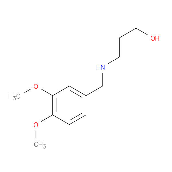 3-((3,4-Dimethoxybenzyl)amino)propan-1-ol