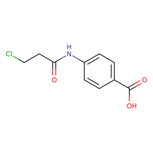 4-[(3-Chloropropanoyl)amino]benzoic acid