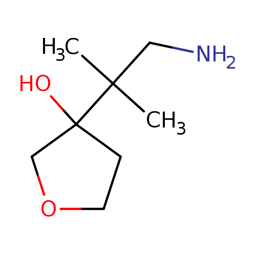 3-(1-amino-2-methylpropan-2-yl)oxolan-3-ol