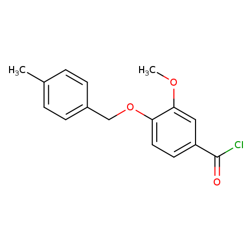 3-Methoxy-4-[(4-methylbenzyl)oxy]benzoyl chloride