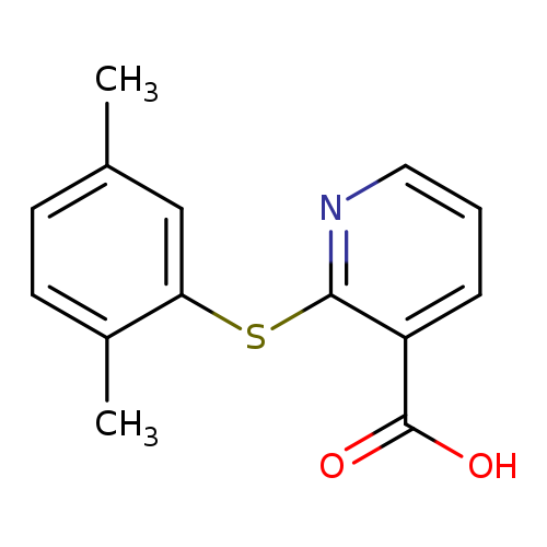 2-[(2,5-dimethylphenyl)sulfanyl]pyridine-3-carboxylic acid