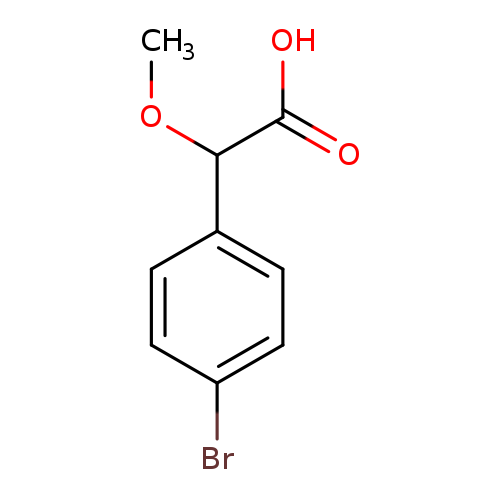 Benzeneacetic acid, 4-bromo-α-methoxy-