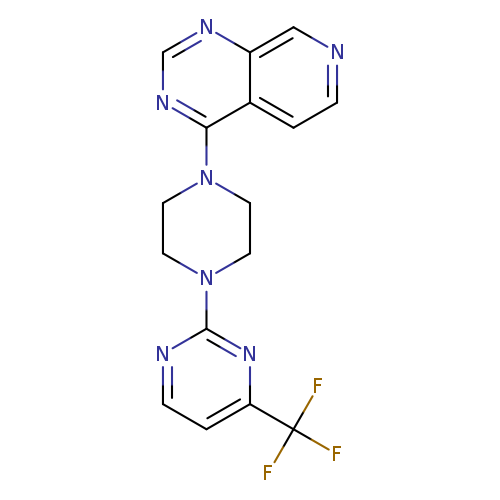 2-(4-{pyrido[3,4-d]pyrimidin-4-yl}piperazin-1-yl)-4-(trifluoromethyl)pyrimidine