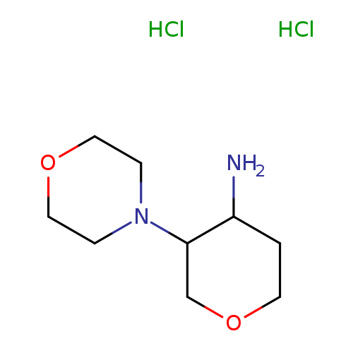 3-(Morpholin-4-yl)oxan-4-amine dihydrochloride