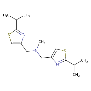 methylbis({[2-(propan-2-yl)-1,3-thiazol-4-yl]methyl})amine