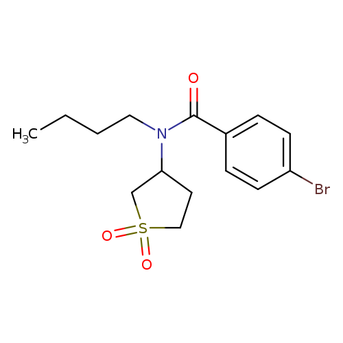 4-bromo-N-butyl-N-(1,1-dioxo-1lambda6-thiolan-3-yl)benzamide