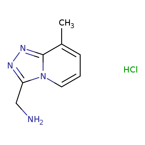 C-(8-Methyl-[1,2,4]triazolo[4,3-a]pyridin-3-yl)-methylamine hydrochloride