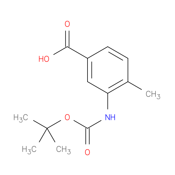 3-((tert-Butoxycarbonyl)amino)-4-methylbenzoic acid