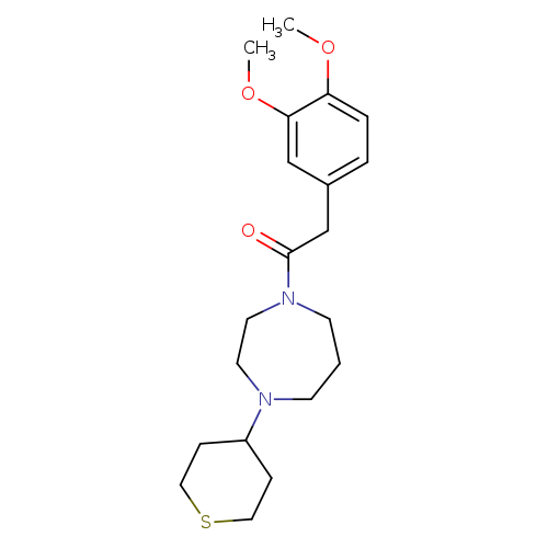 2-(3,4-dimethoxyphenyl)-1-[4-(thian-4-yl)-1,4-diazepan-1-yl]ethan-1-one