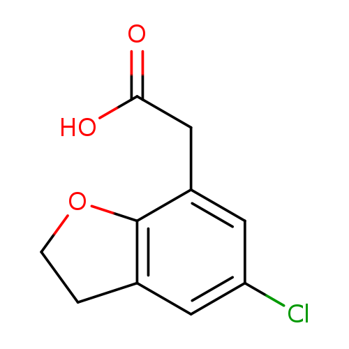 2-(5-chloro-2,3-dihydro-1-benzofuran-7-yl)acetic acid