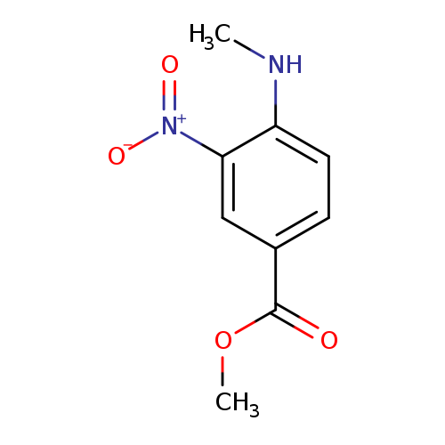 2-(methylamino)-5-(methoxycarbonyl)-3-nitrobenzene