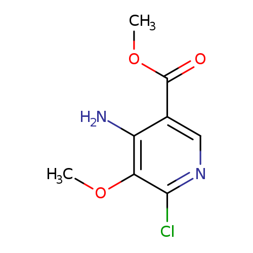 methyl 4-amino-6-chloro-5-methoxy-pyridine-3-carboxylate