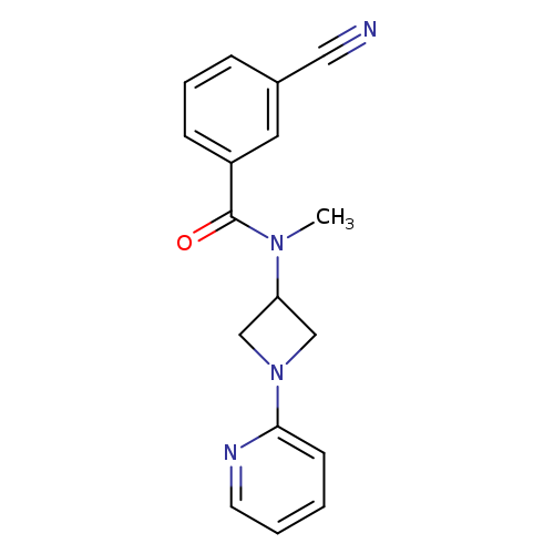 3-cyano-N-methyl-N-[1-(pyridin-2-yl)azetidin-3-yl]benzamide