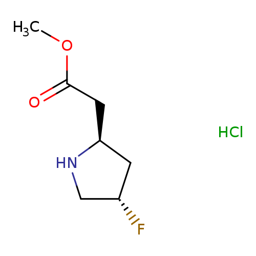methyl2-[(2S,4S)-4-fluoropyrrolidin-2-yl]acetatehydrochloride