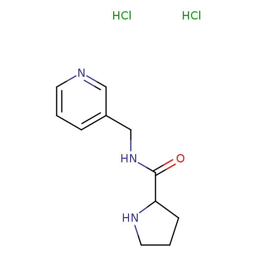 N-[(pyridin-3-yl)methyl]pyrrolidine-2-carboxamide dihydrochloride