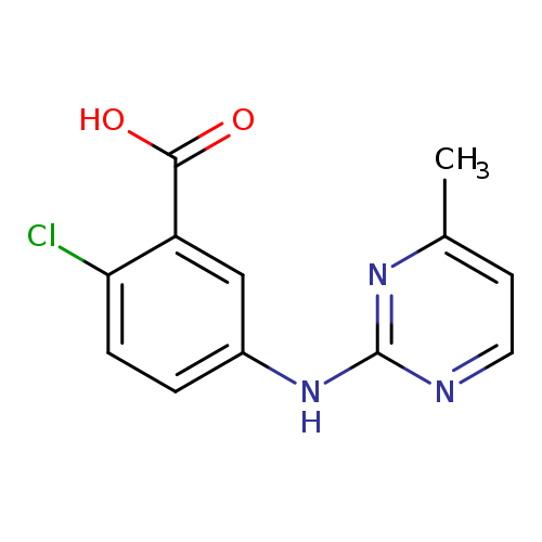 2-chloro-5-[(4-methylpyrimidin-2-yl)amino]benzoic acid