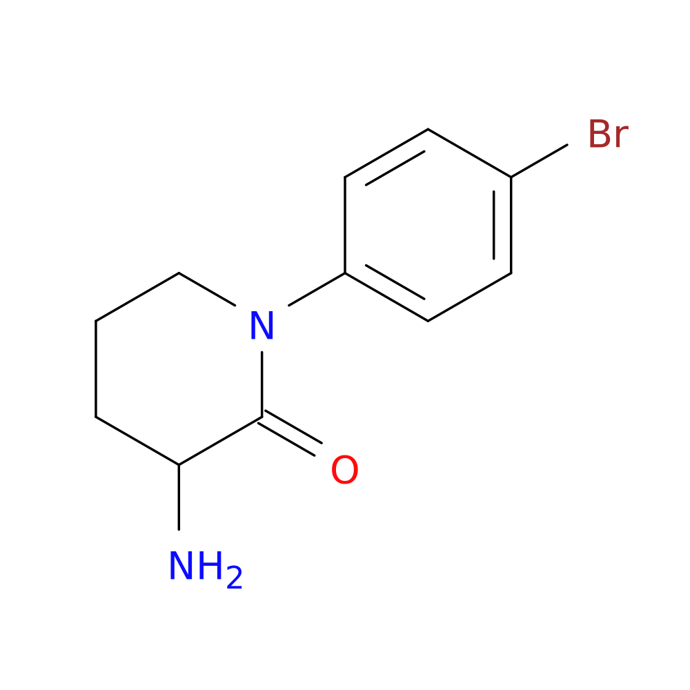 3-amino-1-(4-bromophenyl)piperidin-2-one
