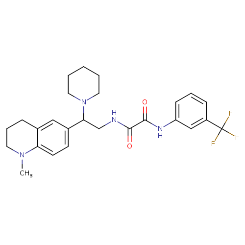 N-[2-(1-methyl-1,2,3,4-tetrahydroquinolin-6-yl)-2-(piperidin-1-yl)ethyl]-N'-[3-(trifluoromethyl)phenyl]ethanediamide