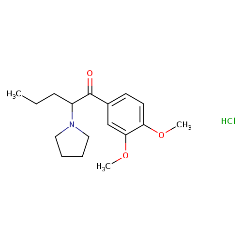 1-(3,4-DiMethoxyphenyl)-2-(1-pyrrolidinyl)-1-pentanone Hydrochloride