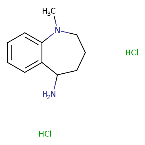 1-methyl-2,3,4,5-tetrahydro-1H-1-benzazepin-5-amine dihydrochloride