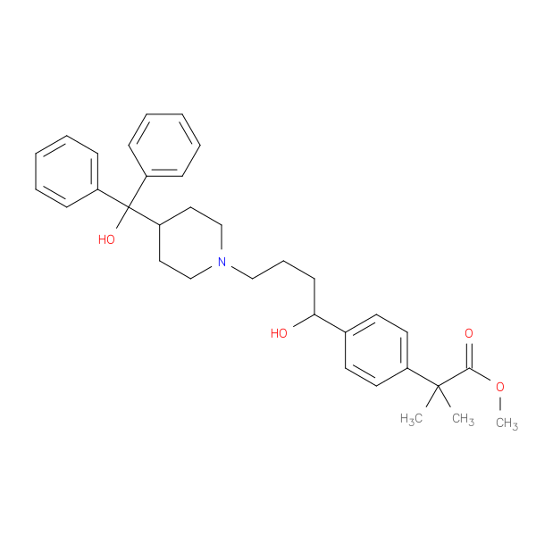 Methyl 2-(4-(1-Hydroxy-4-(4-(Hydroxydiphenylmethyl)Piperidin-1-Yl)Butyl)Phenyl)-2-Methylpropanoate