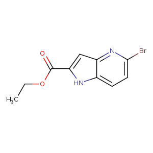 1H-Pyrrolo[3,2-b]pyridine-2-carboxylic acid, 5-bromo-, ethyl ester