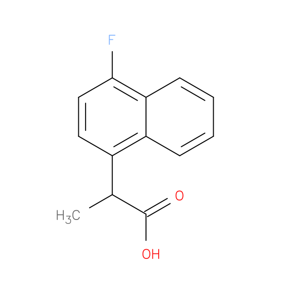 2-(4-Fluoronaphthalen-1-yl)propanoic acid