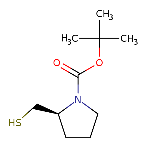 1-Pyrrolidinecarboxylic acid, 2-(mercaptomethyl)-, 1,1-dimethylethyl ester, (2S)-