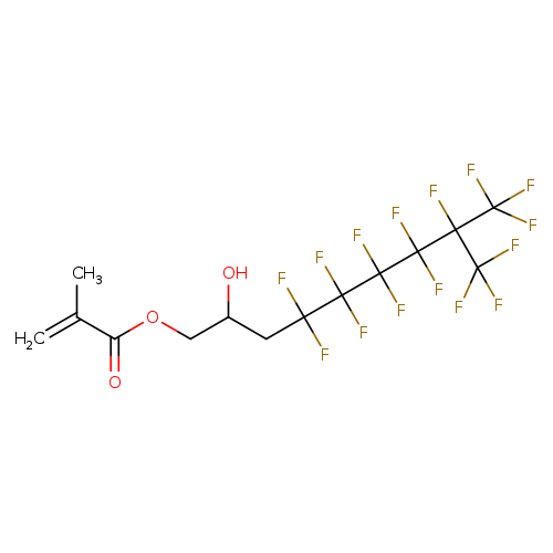 2-Propenoic acid, 2-methyl-, 4,4,5,5,6,6,7,7,8,9,9,9-dodecafluoro-2-hydroxy-8-(trifluoromethyl)nonyl ester