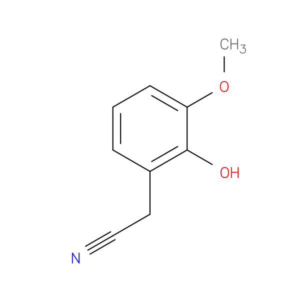 2-Hydroxy-3-methoxyphenylacetonitrile