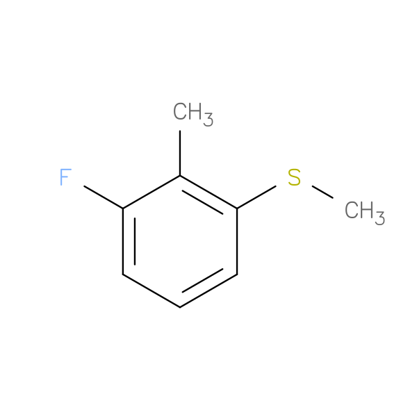 1-fluoro-2-methyl-3-(methylsulfanyl)benzene